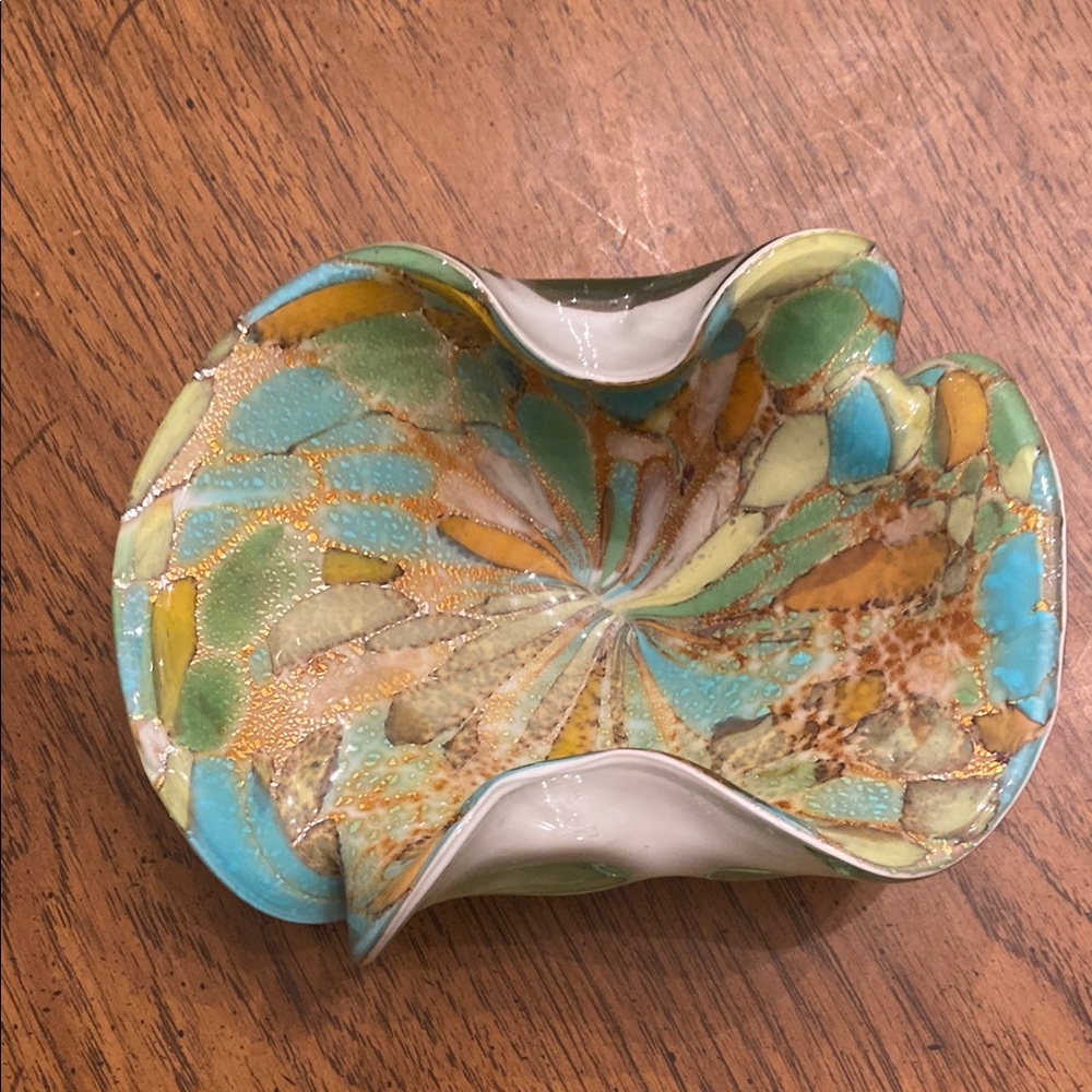 Vintage blown Glass bowl/ashtray
